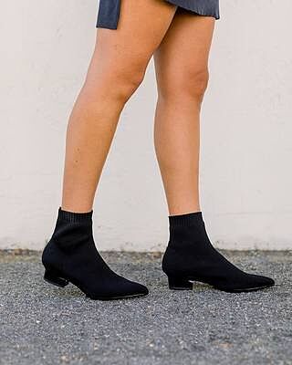 The Bootie - Coal Knit
