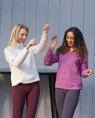 Faith Textured Fleece 1/2 Zip Pullover