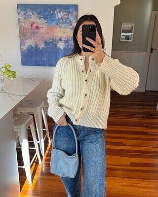 RHEA CARDIGAN PEARL