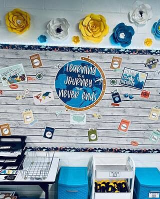 Learning Is a Journey Bulletin Board Set