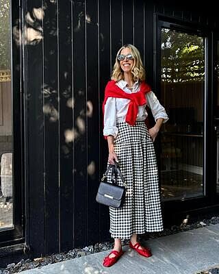 Gingham Skirt