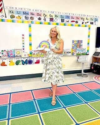 Watercolor Straight Bulletin Board Borders
