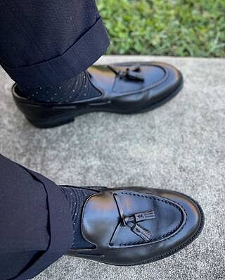 Tassel Loafer Black Calf