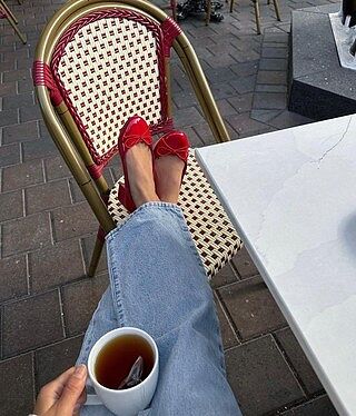 Cherish Flat Shoe RED PATENT