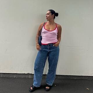 RINA TANK PINK CHERRY