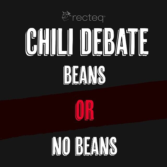 Some say beans belong in chili… others say that’s a crime. 🚨 So, which side of the law are you on?