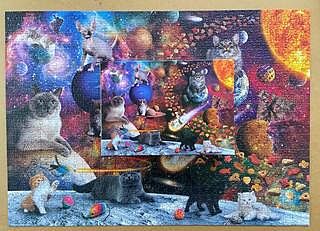 1000 PIECE PUZZLE: GALAXY CATS