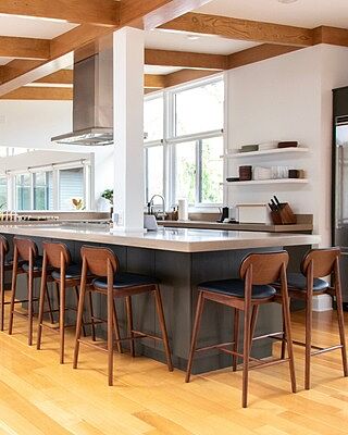 Bonato Leather Counter Stool