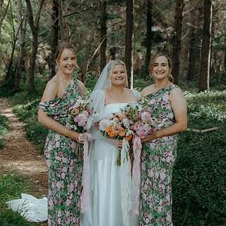 MELON MAXI DRESS AURORA FLORAL
