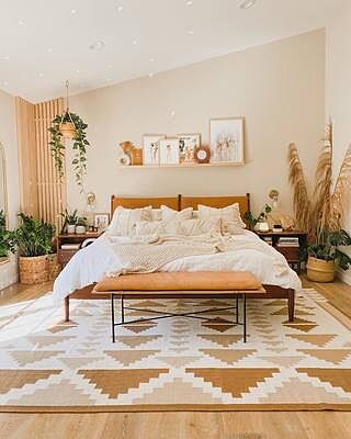 Truro Bed with Leather Cushions