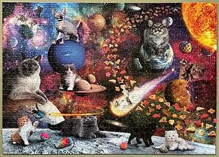 1000 PIECE PUZZLE: GALAXY CATS