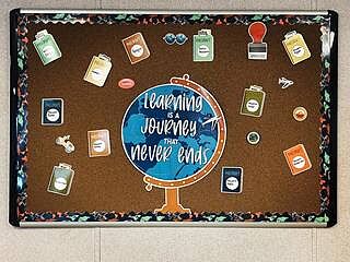 Learning Is a Journey Bulletin Board Set