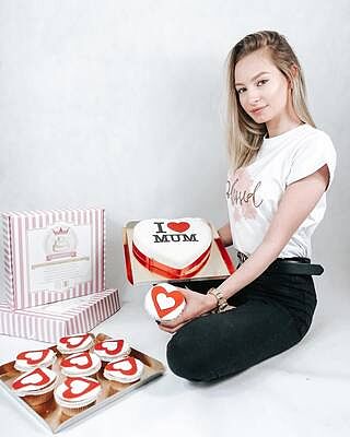 Harten Cupcakes (9 Stuks)