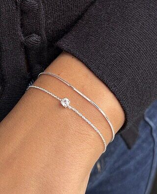 Minimalistica Solo Nova Bracelet Silver