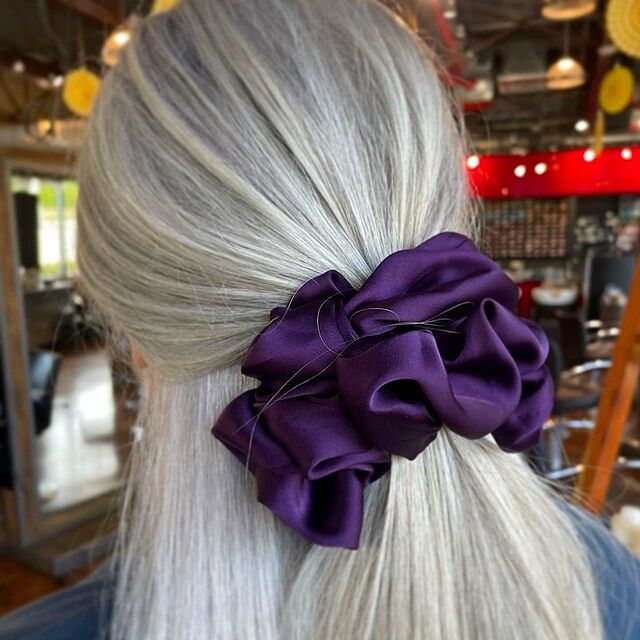 Luxe Plush Scrunchie (Midnight)