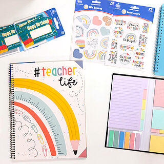 We Belong Motivational Shape Stickers