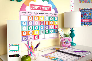 Bursts & Twinkles Straight Bulletin Board Borders