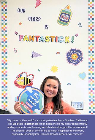 We Stick Together Our Class is Fantastic Bulletin Board Set