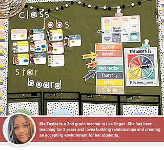 We Belong Calendar Bulletin Board Set