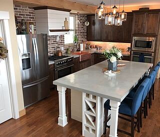 Square Edge Countertop Form