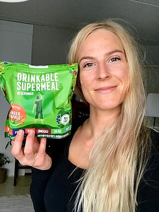 Ambronite Complete Meal Shake - juotava superruoka, säästöpakkaus, marjaisa, 378 g