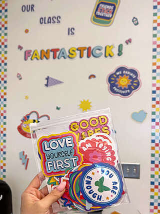 We Stick Together Vinyl Sticker Pack Grade K-12