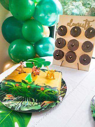 Simba®, Timon® en Pumba® op jungle taart