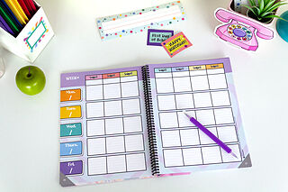 Retro Remix Teacher Planner