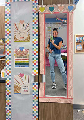 Coral Wave Straight Bulletin Board Borders
