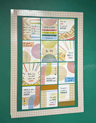 Woven Cane Straight Bulletin Board Borders