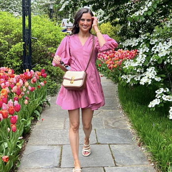 Pink Loraine Mini Dress English Factory