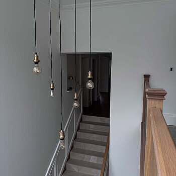 Brooklyn 5 Wire Pendant with Shades