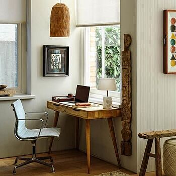 Marble Small Ridge Table Lamp - White