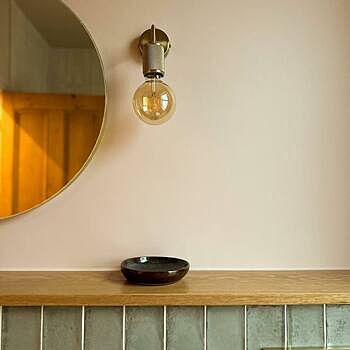 Knurled Edison Wall Light