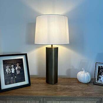 Pillar Geometric Cylinder Table Lamp