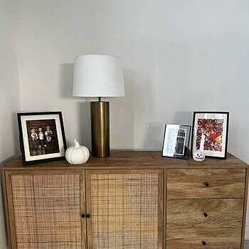 Pillar Geometric Cylinder Table Lamp