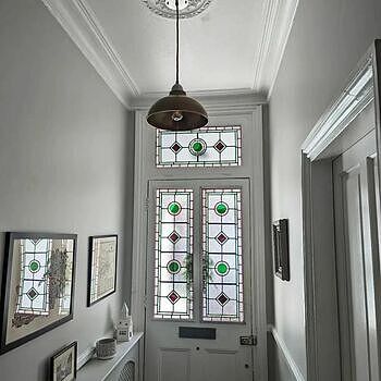 Old Factory Pendant - 12 Inch