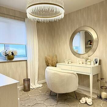 Alva Hand Tufted Wool and Viscose Rug - Light Brown