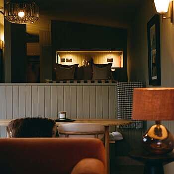 Boho Rattan Ceiling Pendant - 18 Inch - Drum