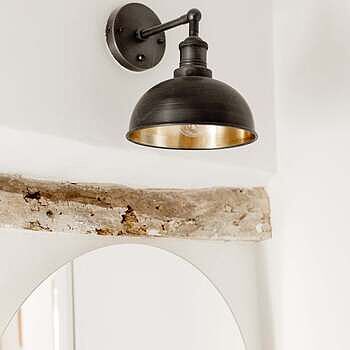 Brooklyn Dome Wall Light - 8 Inch