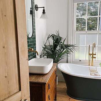 Brooklyn Glass Funnel Wall Light - 7 Inch