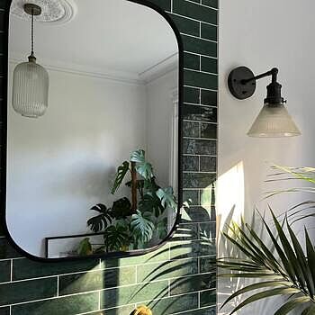 Brooklyn Glass Funnel Wall Light - 7 Inch