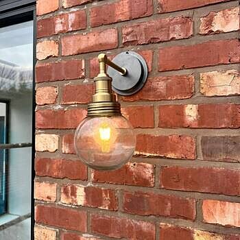 Brooklyn Outdoor & Bathroom Globe Wall Light
