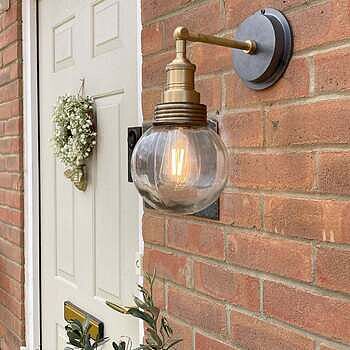 Brooklyn Outdoor & Bathroom Globe Wall Light