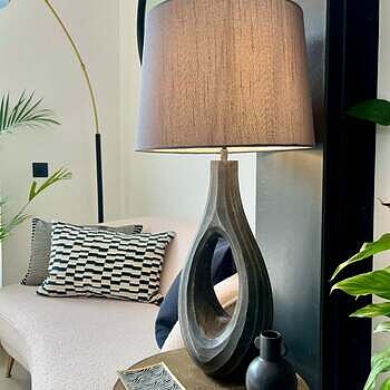 Ornate Ellipse Table Lamp
