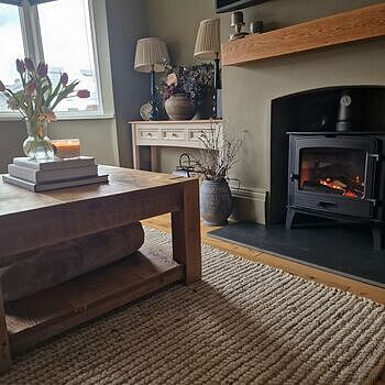 Petton Hand Woven Jute & Wool Rug - Natural & Cream