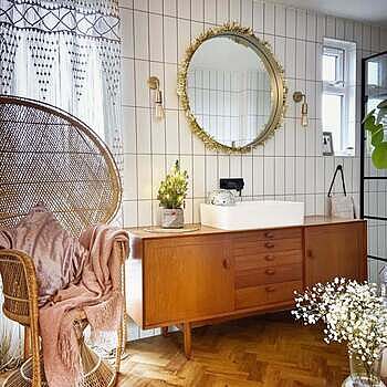 Urban Round Wall Mirror - 24 inch