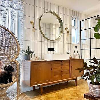 Urban Round Wall Mirror - 24 inch