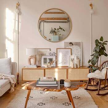 Urban Round Wall Mirror - 24 inch