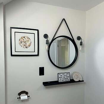 Urban Round Wall Mirror - 24 inch